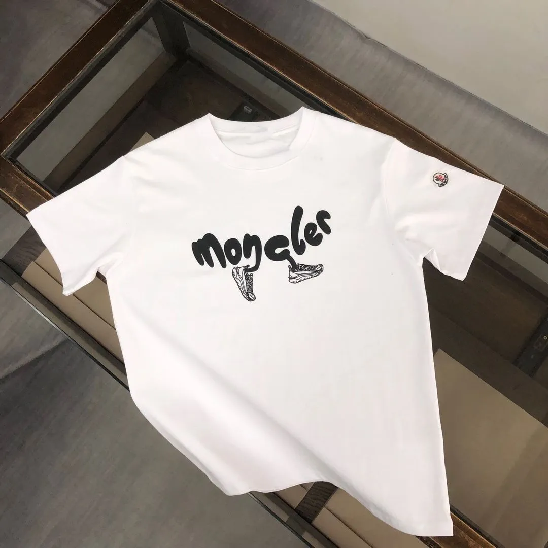 着瘦せ 高級感 シンプル ラウンドネック 無地 アルファベット コットン ゆったり カジュアル プルオーバー Ｔシャツ