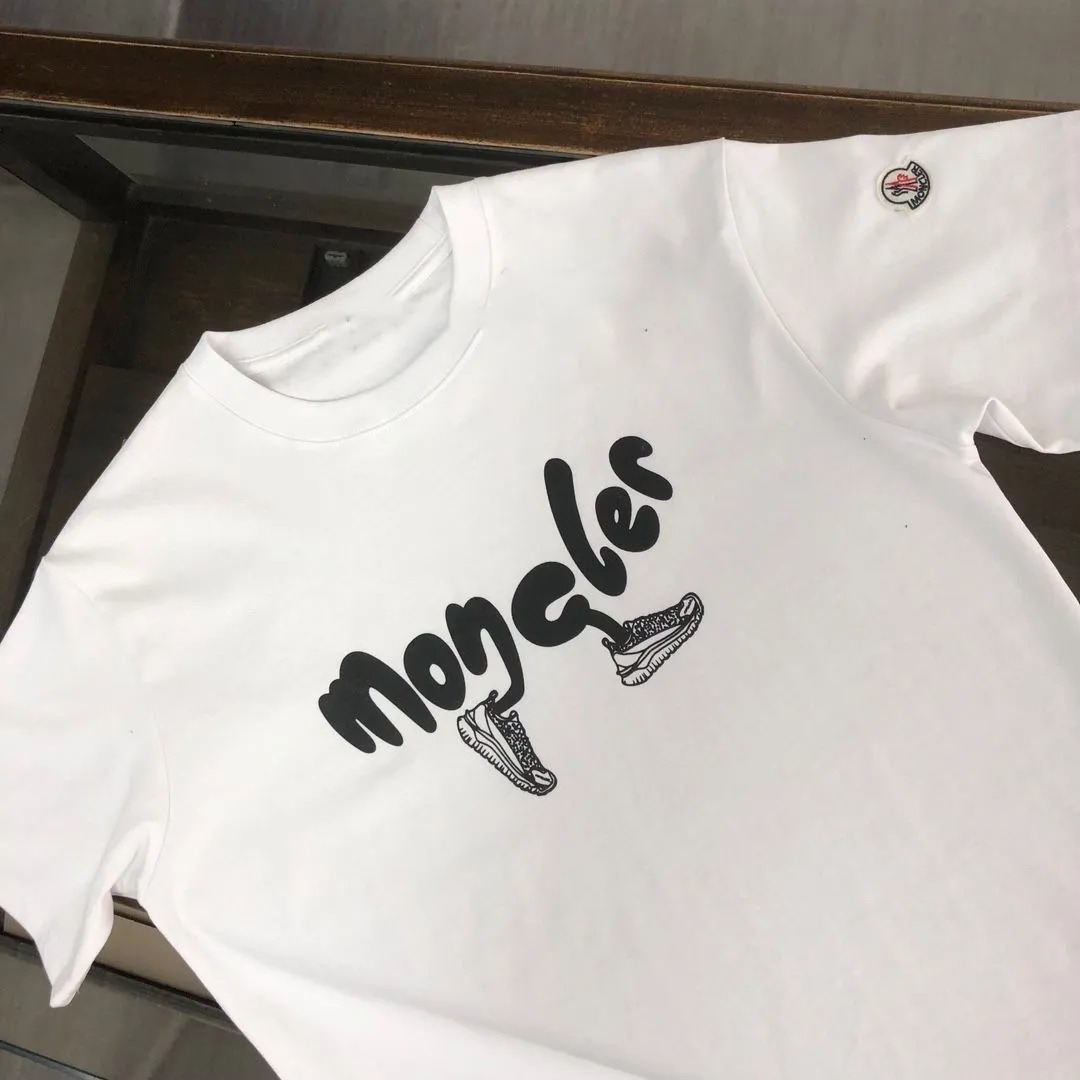 着瘦せ 高級感 シンプル ラウンドネック 無地 アルファベット コットン ゆったり カジュアル プルオーバー Ｔシャツ