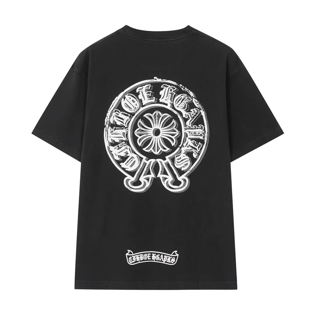 『S-3XL』新作 季節を先取り 高見えデザイン ヘビーワーク ウォッシュ加工 発泡プリント 半袖Tシャツ