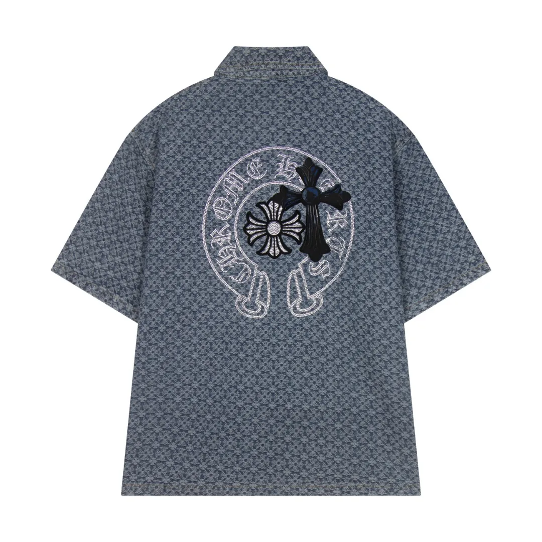 『S-XL』 新作 超人気商品 おしゃれ  折り襟 シングルブレスト  プリント Ｔシャツ