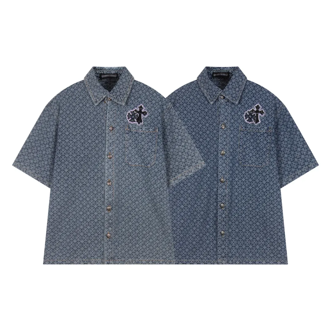 『S-XL』 新作 超人気商品 おしゃれ  折り襟 シングルブレスト  プリント Ｔシャツ