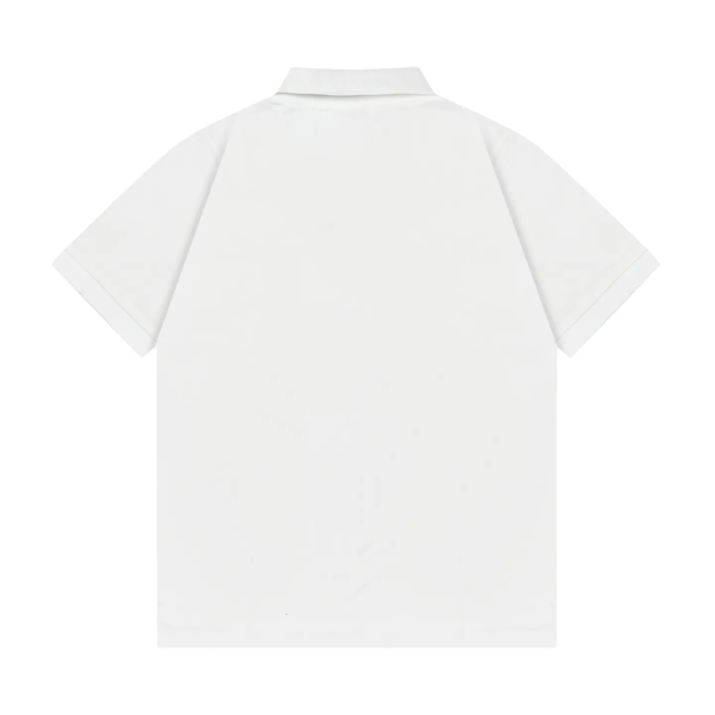 『S-2XL』サイド 赤 ストライプ レター プリント カスタム 三角 レザー パッチ ロゴ カジュアル ポロシャツ 半袖