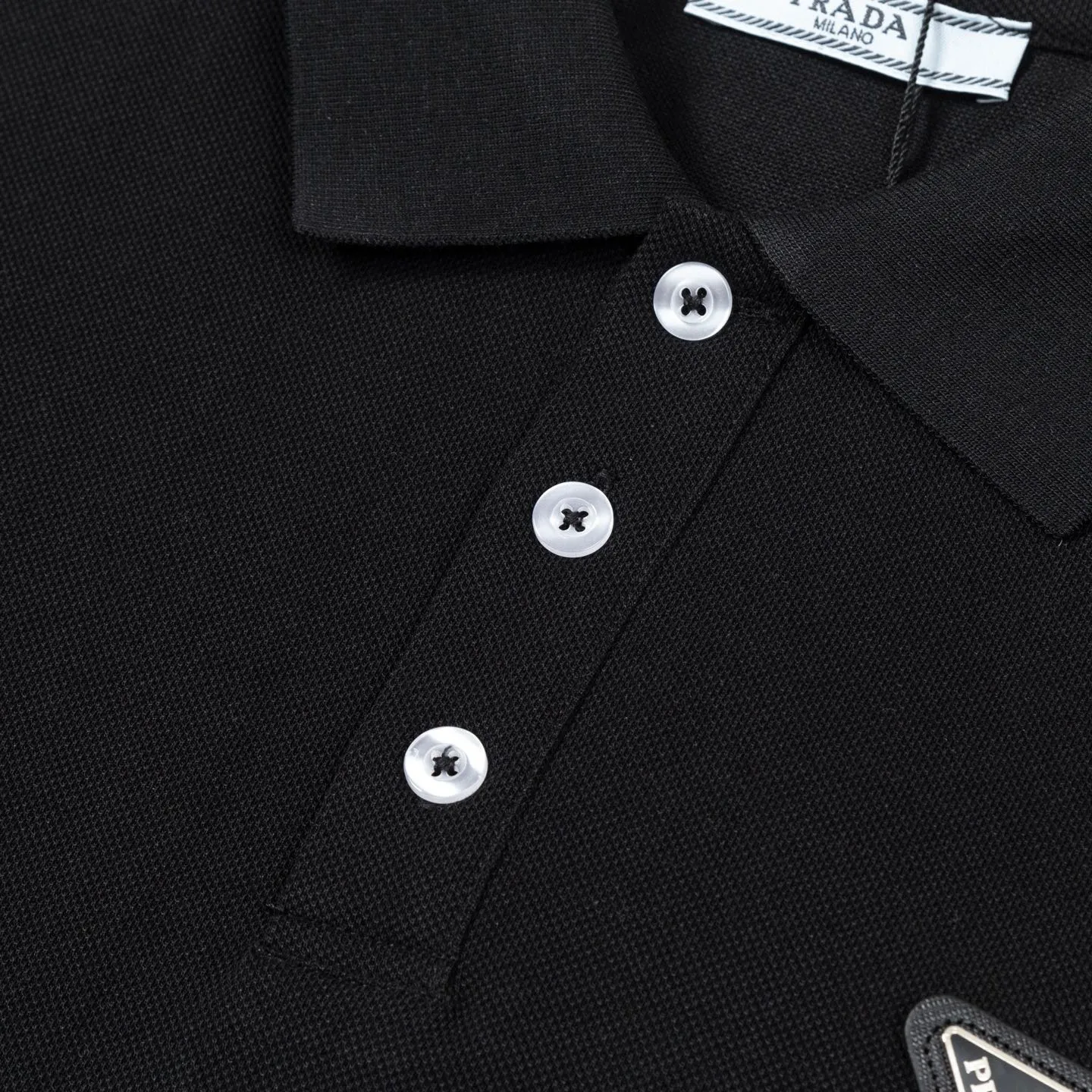 『S-2XL』サイド 赤 ストライプ レター プリント カスタム 三角 レザー パッチ ロゴ カジュアル ポロシャツ 半袖