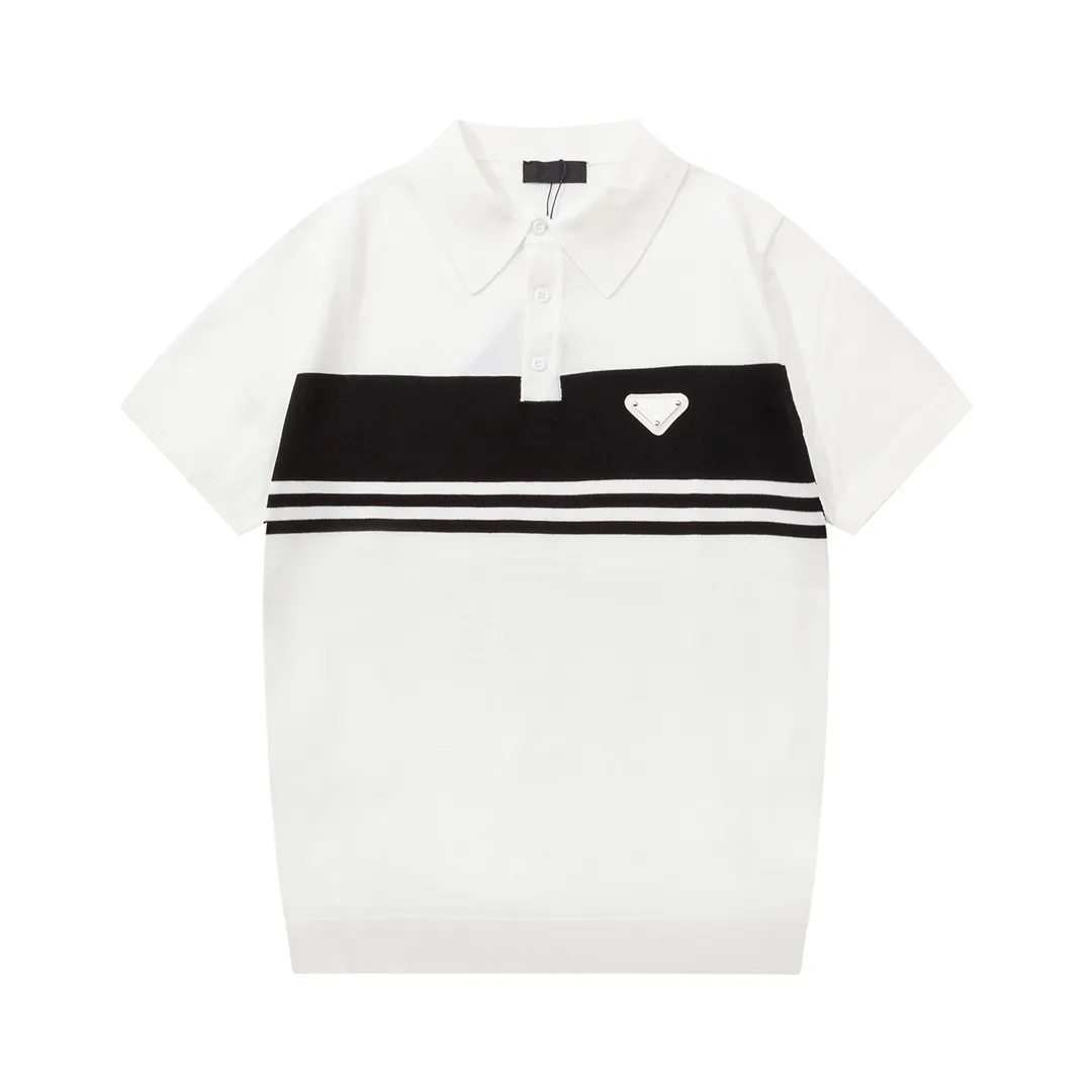 『M-3XL』絶対欲しい おすすめ レトロ 日常 ニット生地 折り襟 2カラー メンズ Ｔシャツ