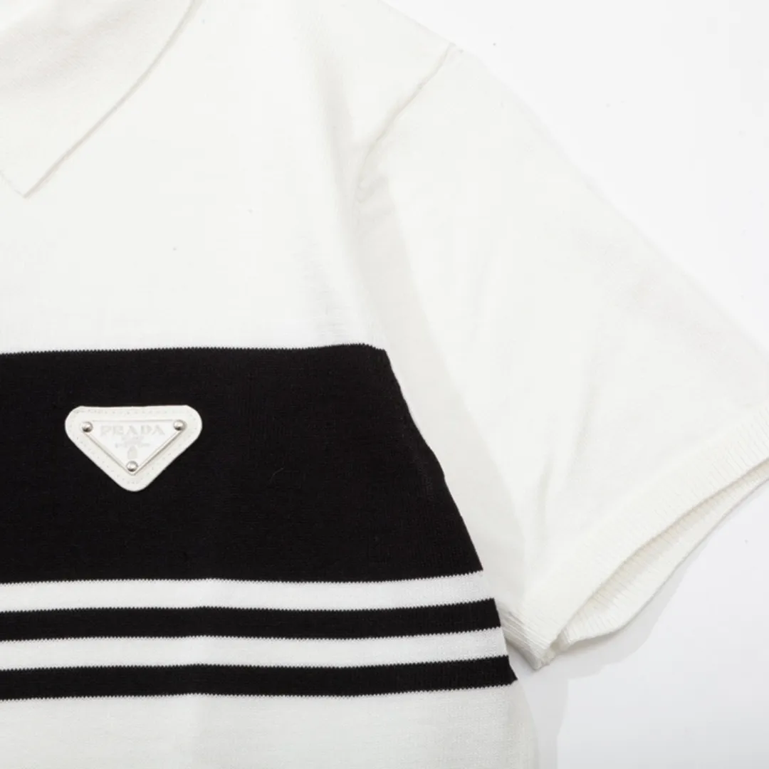 『M-3XL』絶対欲しい おすすめ レトロ 日常 ニット生地 折り襟 2カラー メンズ Ｔシャツ